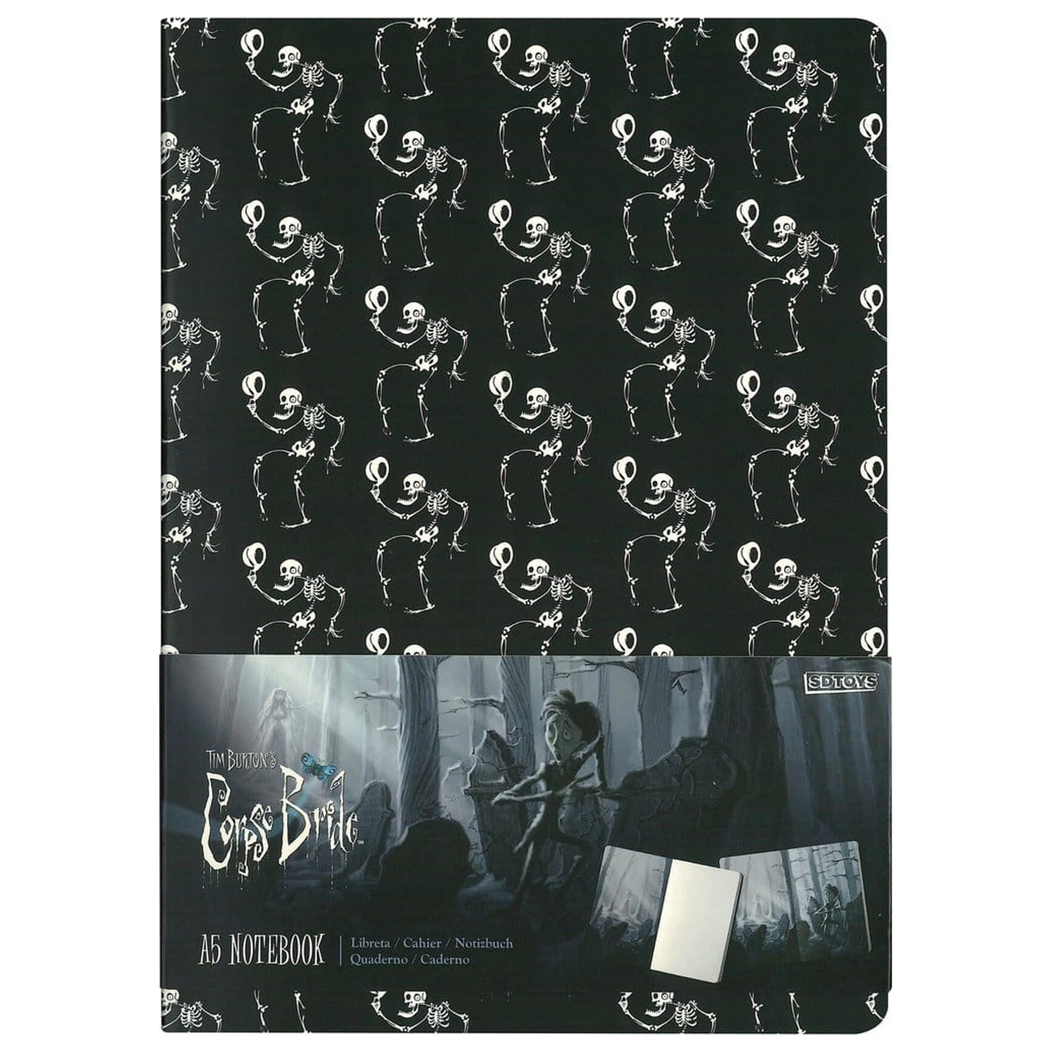 Corpse Bride Softcover Notebook verze A s kostlivcem 21 cm fotografii produktu