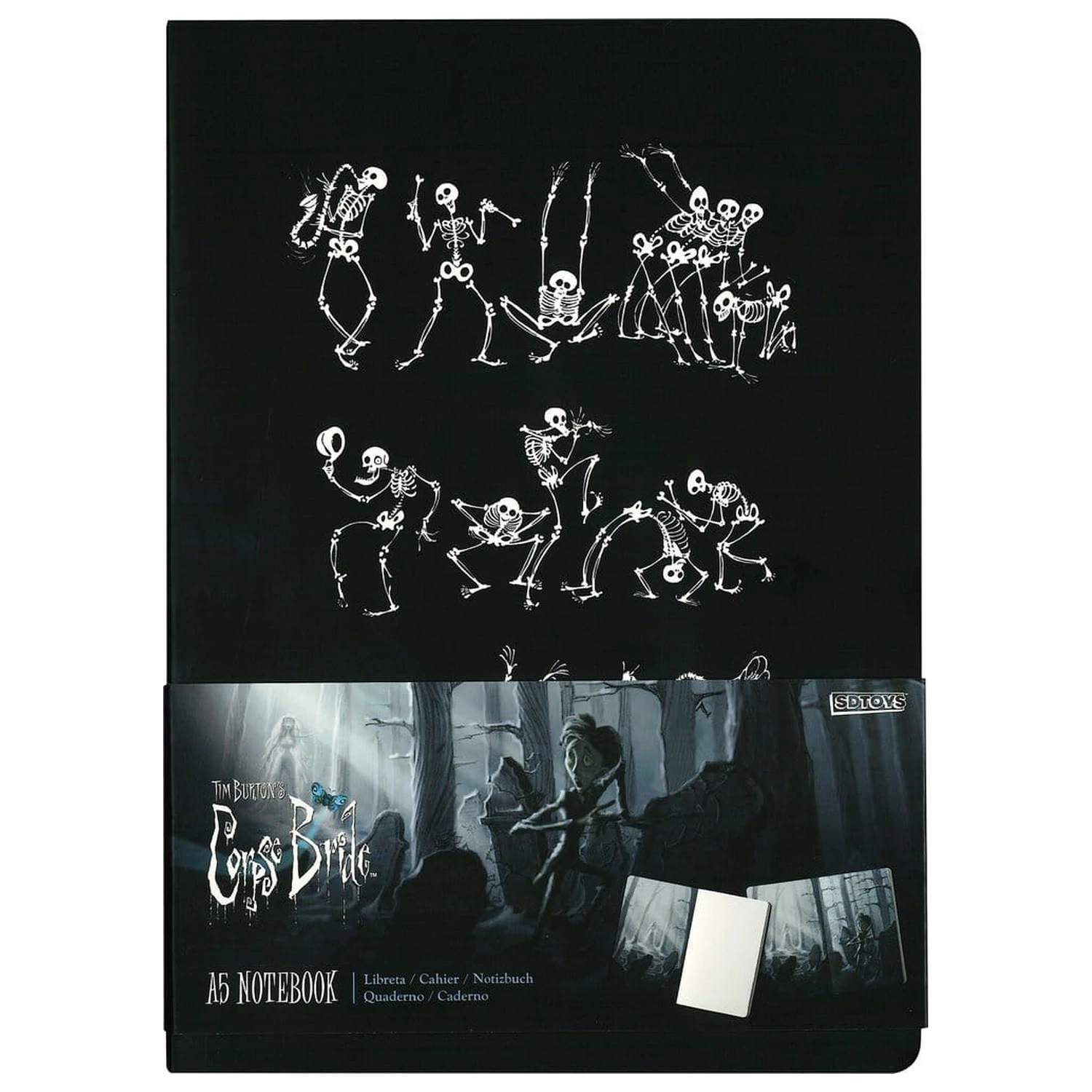 Corpse Bride Softcover Notebook Skeleton ver. B 21 cm fotografii produktu