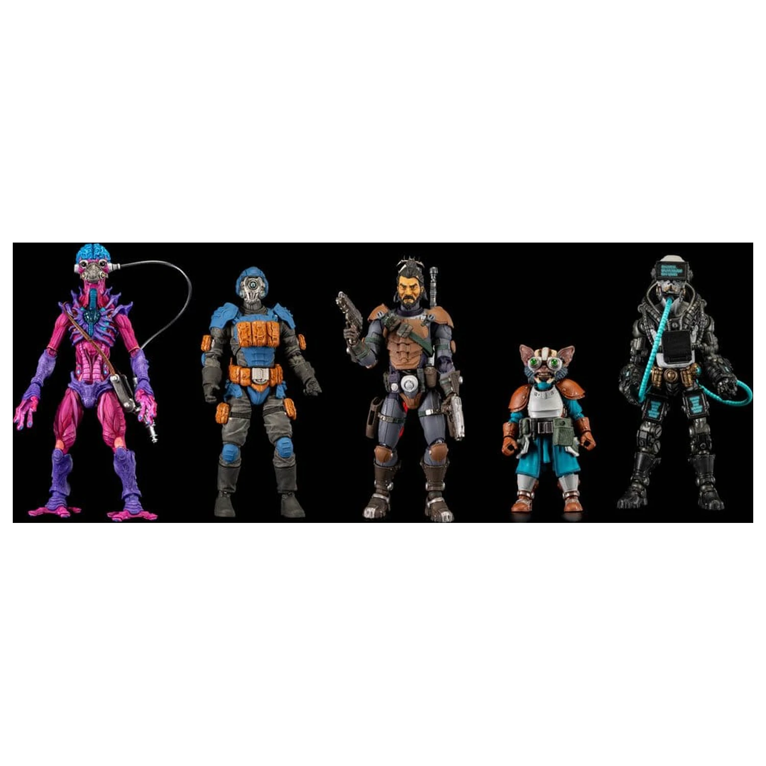 Cosmic Legions akční figurka příslušenství balíček hlav fotografii produktu