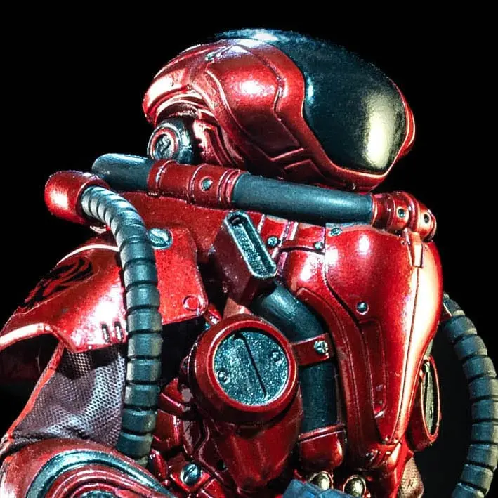 Cosmic Legions: Outpost Zaxxius akční figurka T.U.5.C.C. Pilot 15 cm fotografii produktu