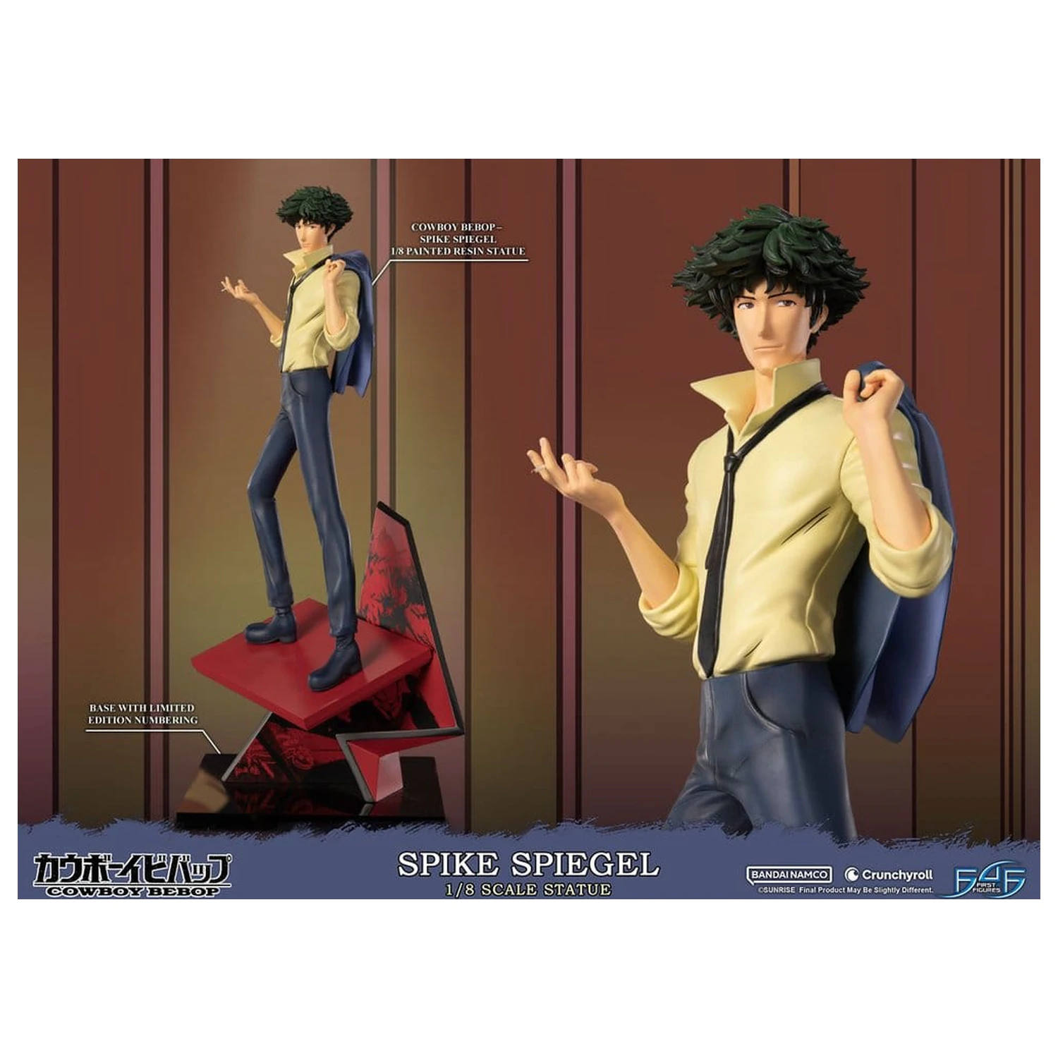Cowboy Bebop pryskyřicová socha 1/8 Spike Spiegel 34 cm fotografii produktu