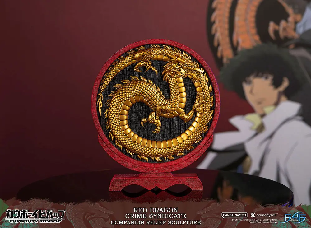 Cowboy Bebop Sculpture Red Dragon Crime Syndicate Companion Reliéf 35 cm fotografii produktu