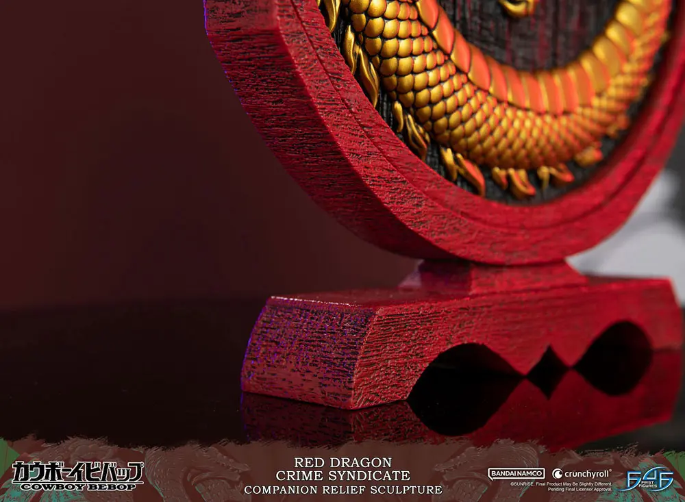 Cowboy Bebop Sculpture Red Dragon Crime Syndicate Companion Reliéf 35 cm fotografii produktu