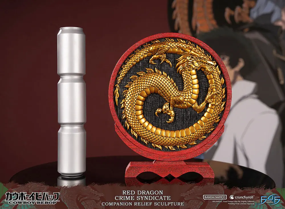 Cowboy Bebop Sculpture Red Dragon Crime Syndicate Companion Reliéf 35 cm fotografii produktu