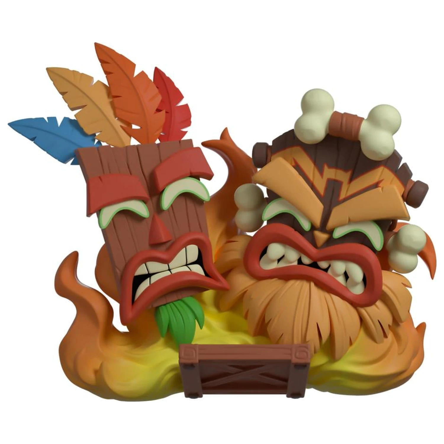 Figurka Crash Bandicoot Aku Aku & Uka Uka 9 cm fotografii produktu
