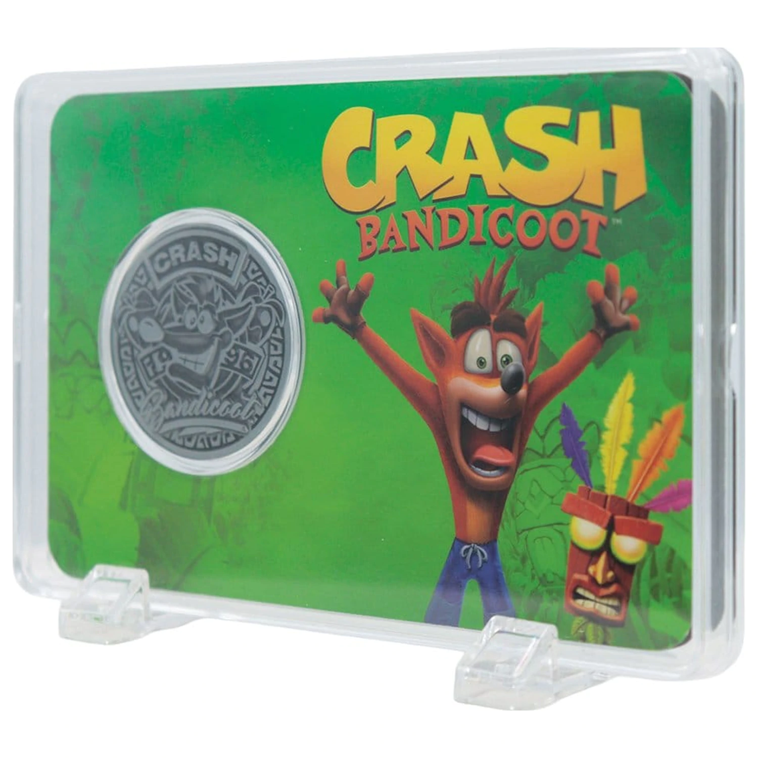 Crash Bandicoot Sběratelská mince prezentace limitovaná edice fotografii produktu