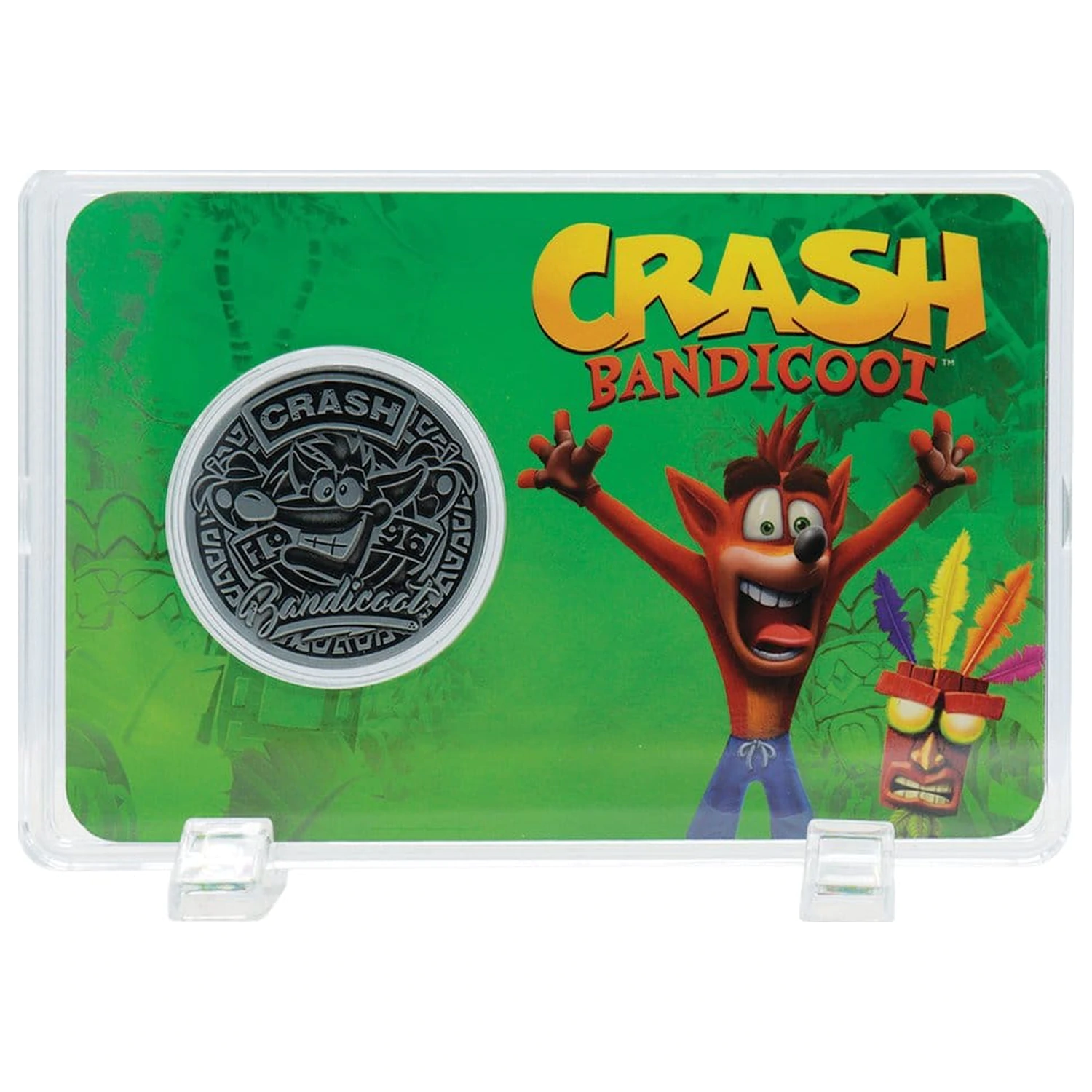 Crash Bandicoot Sběratelská mince prezentace limitovaná edice fotografii produktu