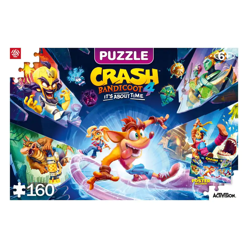 Crash Bandicoot 4 dětské puzzle It's About Time (160 dílků) fotografii produktu