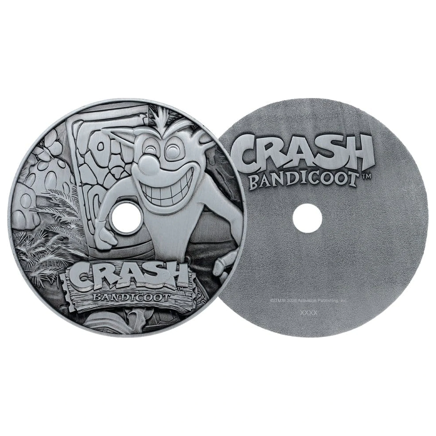 Crash Bandicoot replika kovové CD-ROM sběratelské limitované edice 11 cm fotografii produktu