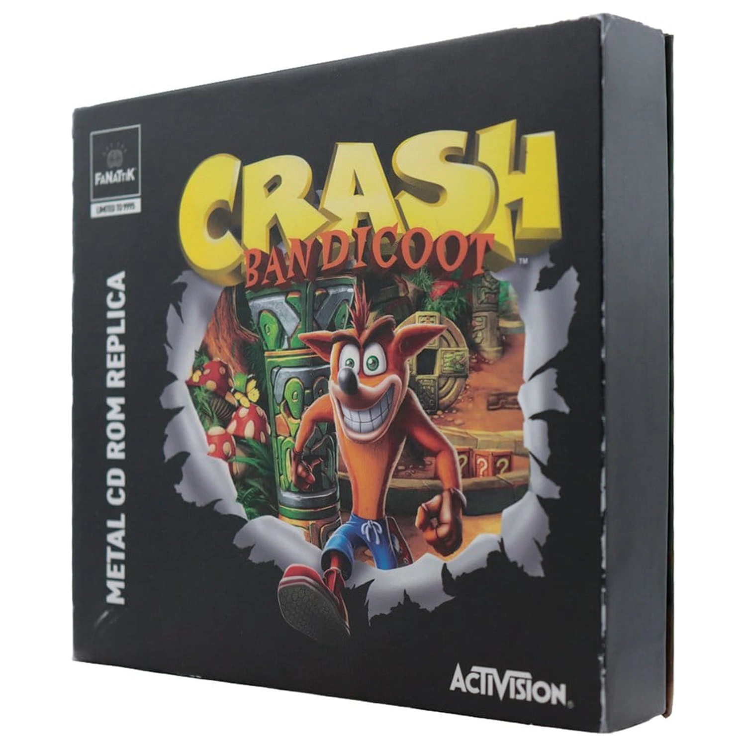 Crash Bandicoot replika kovové CD-ROM sběratelské limitované edice 11 cm fotografii produktu