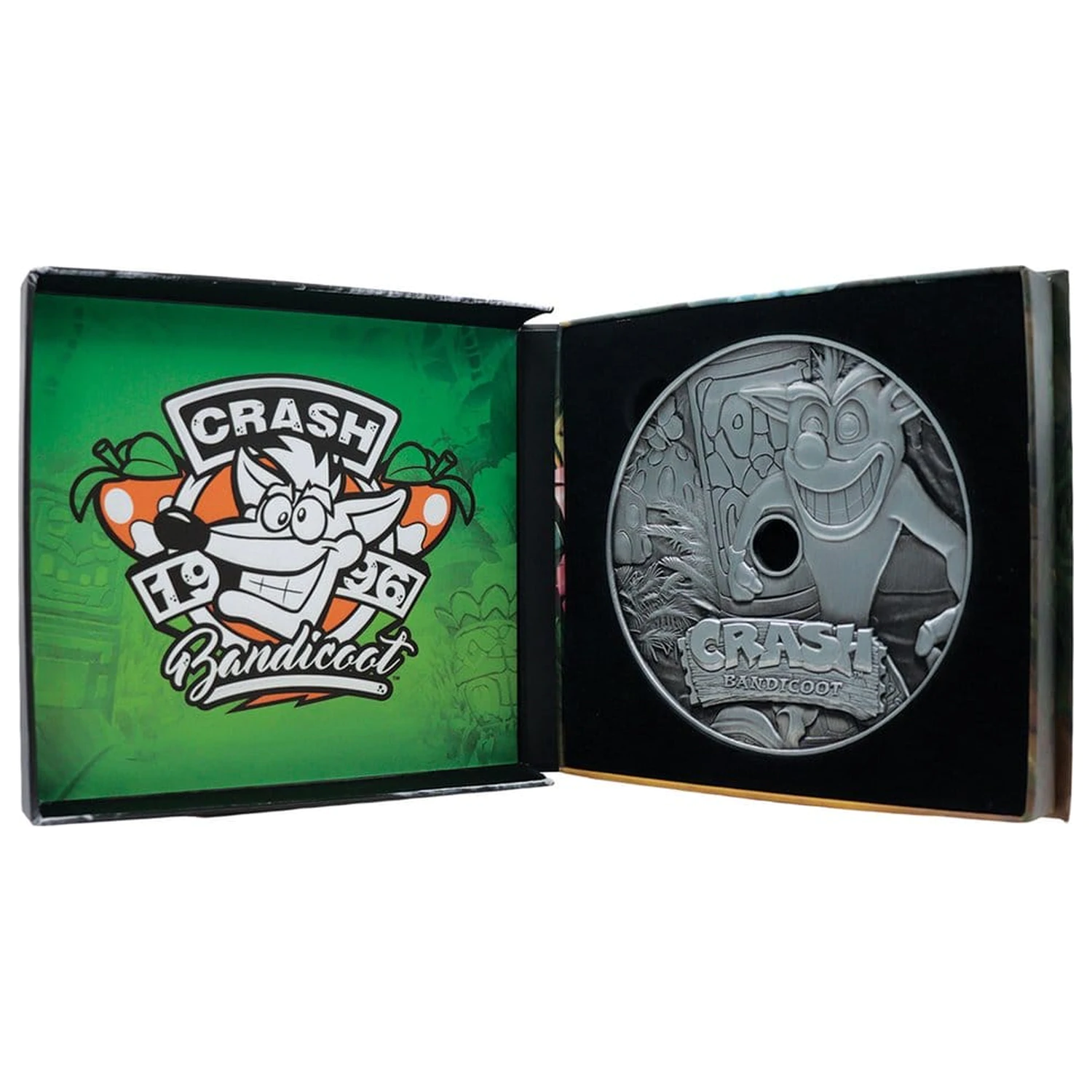 Crash Bandicoot replika kovové CD-ROM sběratelské limitované edice 11 cm fotografii produktu