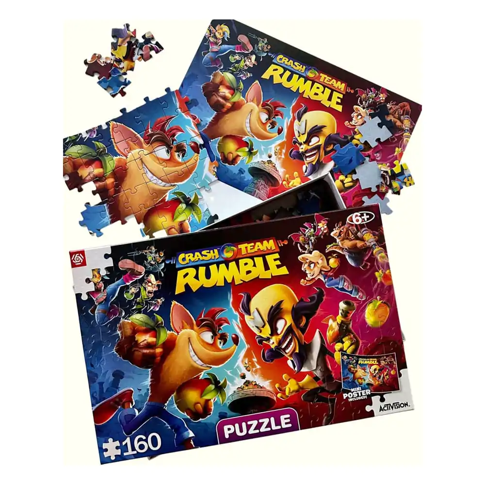 Crash Bandicoot dětské puzzle Rumble Heroes (160 dílků) fotografii produktu