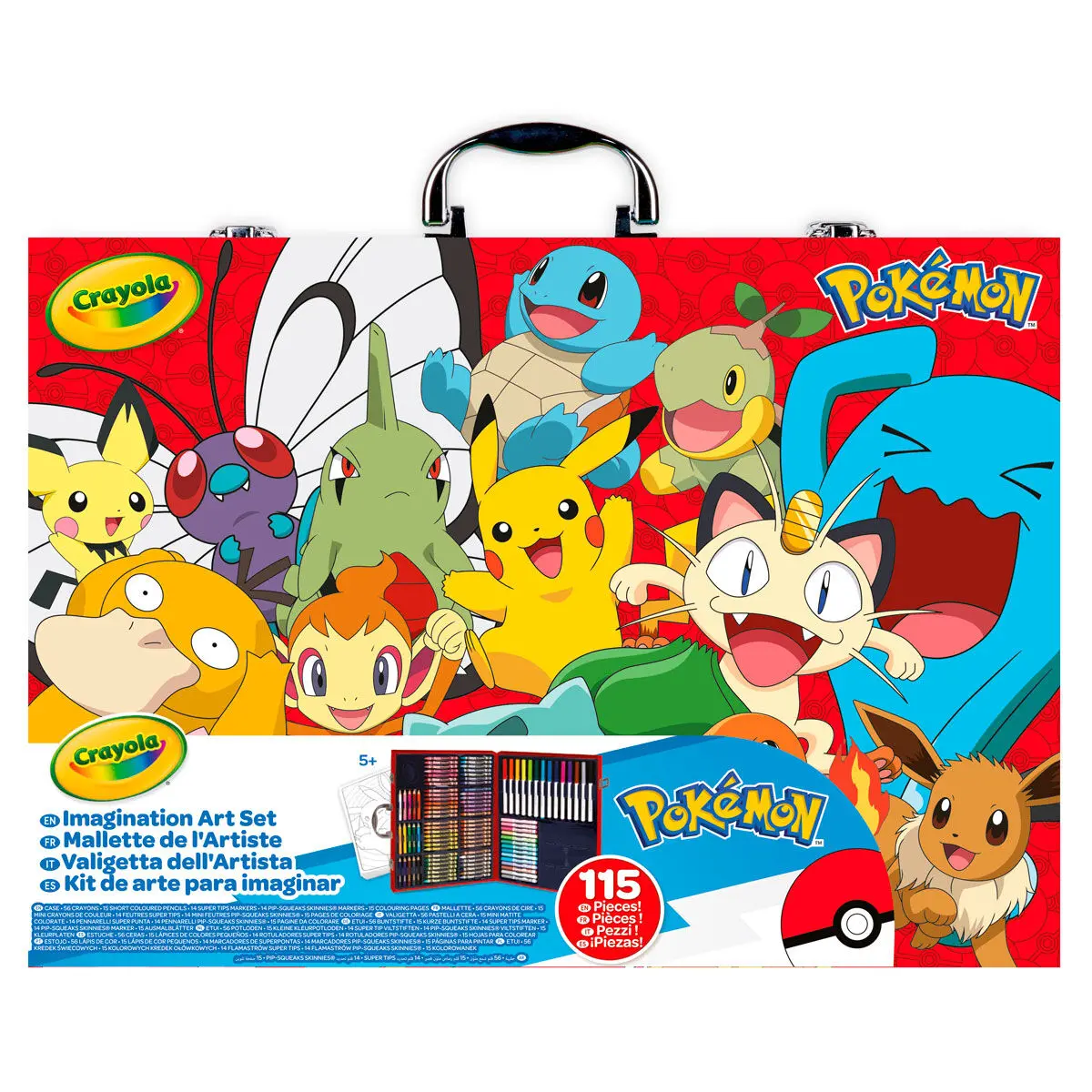 Crayola Pokemon umělecký kufřík fotografii produktu