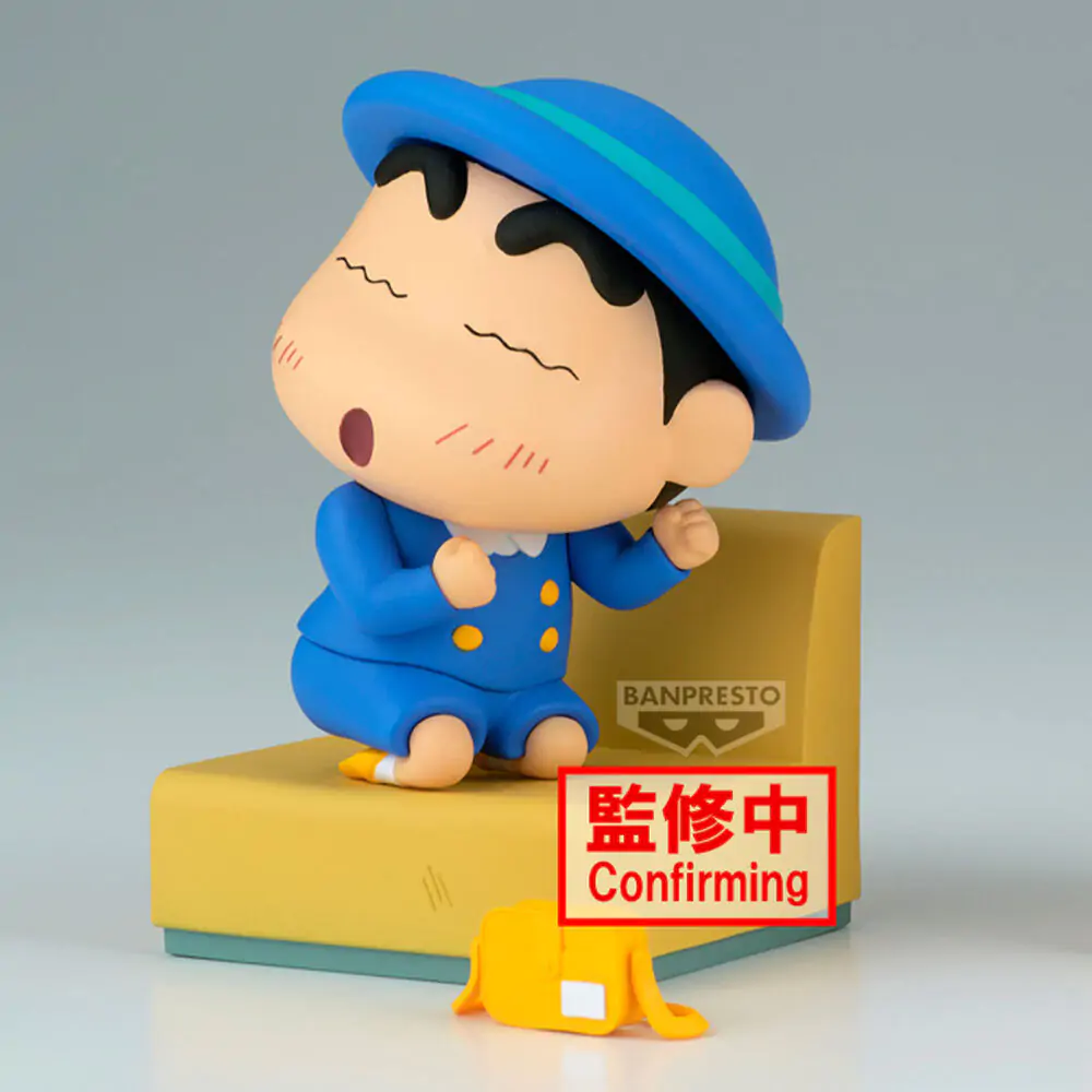 Crayon Shinchan Nakayoshi Memories Let's Go To Kindergarten Shinnosuke figurka 10cm fotografii produktu
