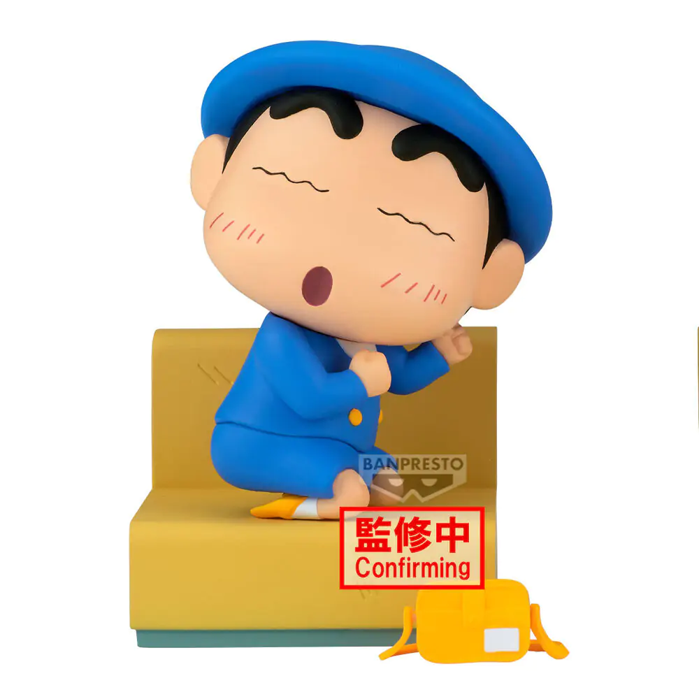 Crayon Shinchan Nakayoshi Memories Let's Go To Kindergarten Shinnosuke figurka 10cm fotografii produktu