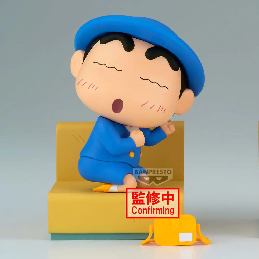 Crayon Shinchan Nakayoshi Memories Let's Go To Kindergarten Shinnosuke figurka 10cm fotografii produktu