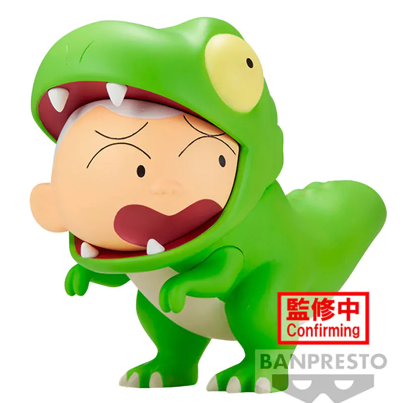 Crayon Shinchan Our Dinosaur Diary Kasukabe Boueitai Tyrannosaurus Masao-kun figurka 11 cm fotografii produktu