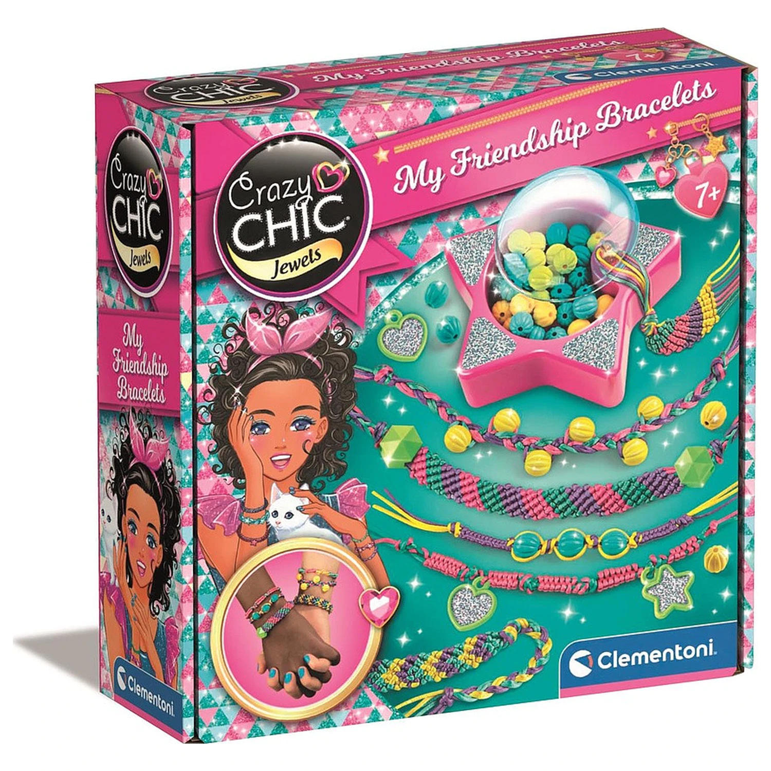 Crazy Chic Sada na výrobu náramků přátelství Creative Set fotografii produktu