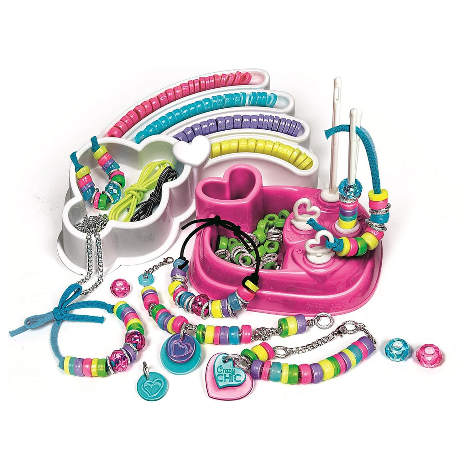 Crazy Chic Rainbow Set na výrobu náramků kreativní sada fotografii produktu