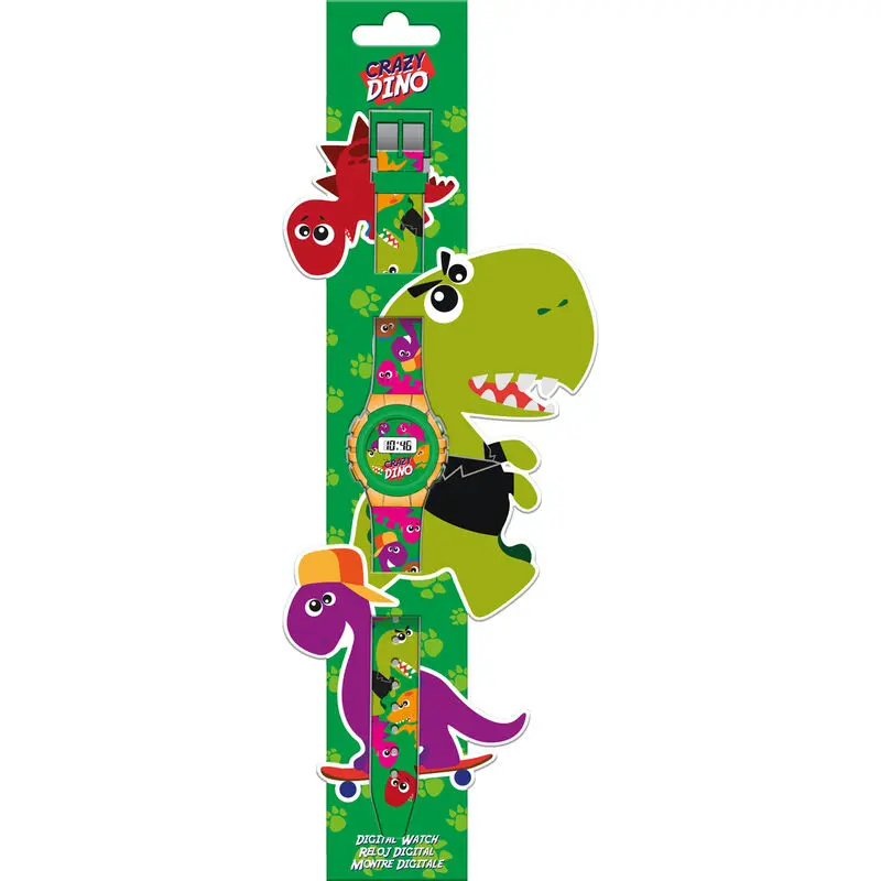 Crazy Dino digitální hodinky fotografii produktu