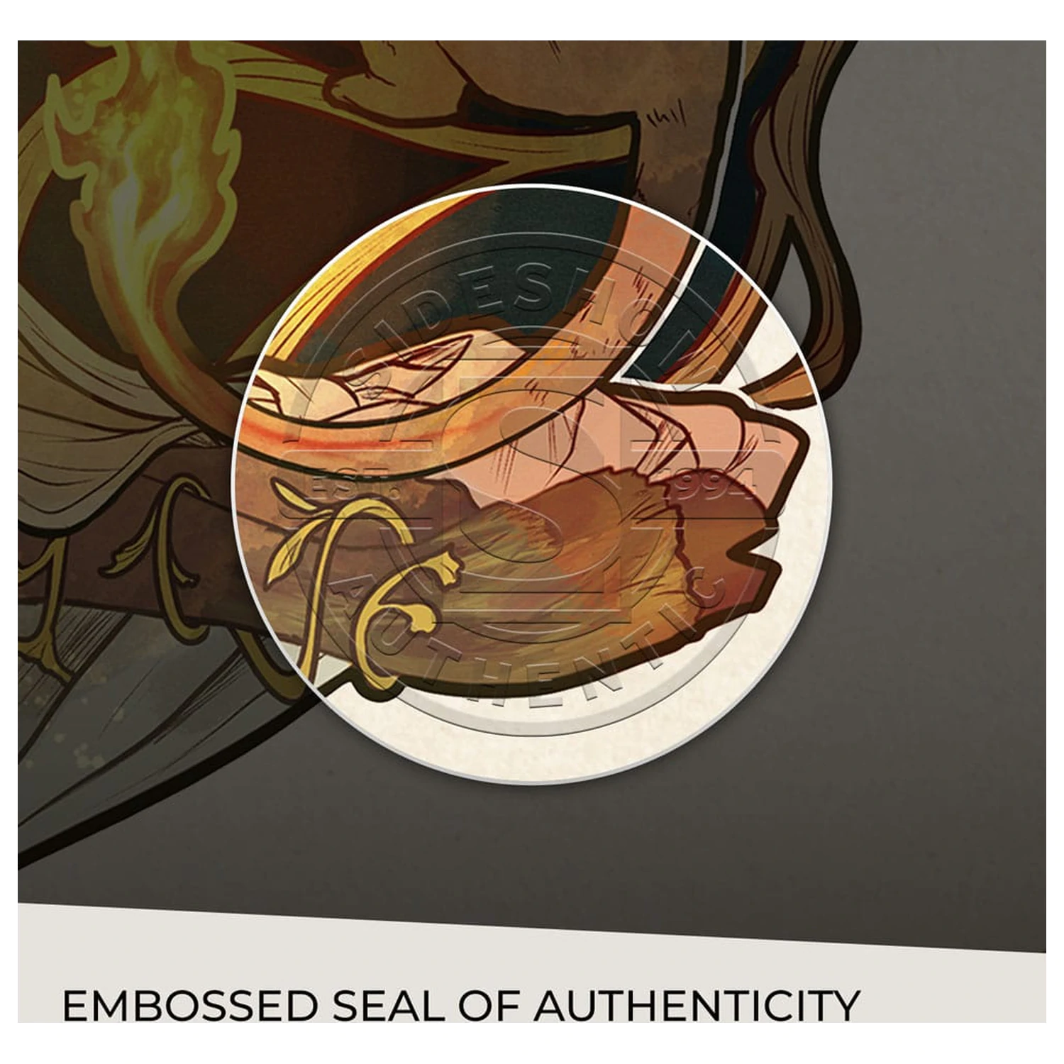 Critical Role Art Print Ashley Johnson: 10th Anniversary Art Nouveau Illustrations 46 x 28 cm - nezarámované fotografii produktu