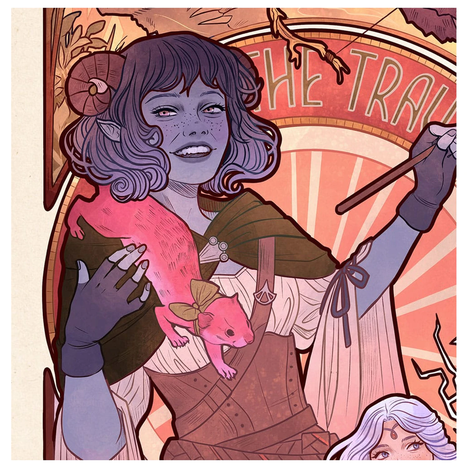 Critical Role Umělecký tisk Laura Bailey: 10th Anniversary Art Nouveau Illustrations 46 x 28 cm - nezarámováno fotografii produktu