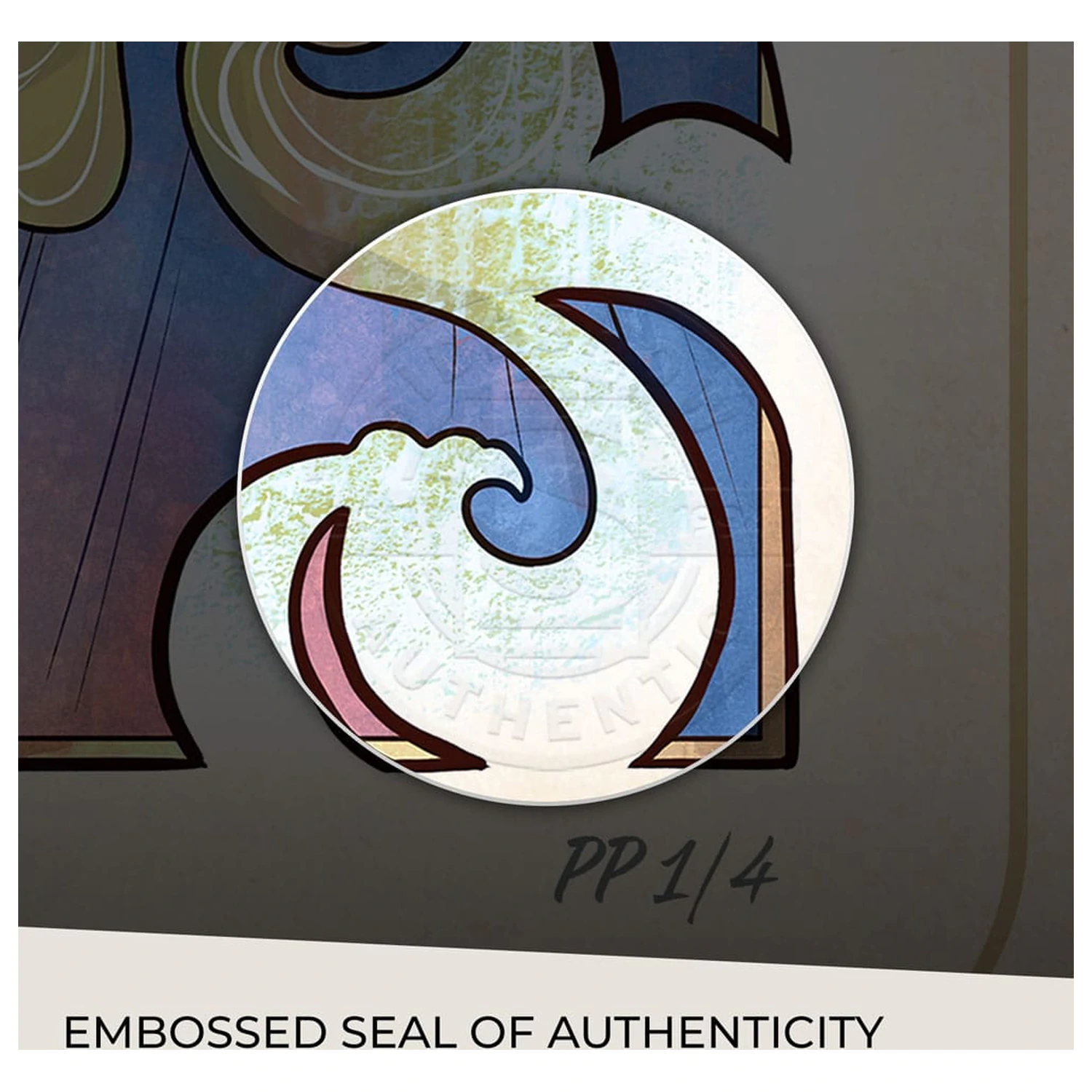 Critical Role Art Print Matthew Mercer: 10th Anniversary Art Nouveau Illustrations 46 x 28 cm - nezarámovaný fotografii produktu