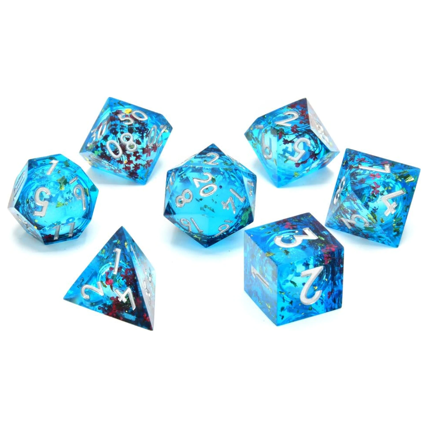 CritStones Liquid Core Dice Set Mermaid's Maelstrom fotografii produktu