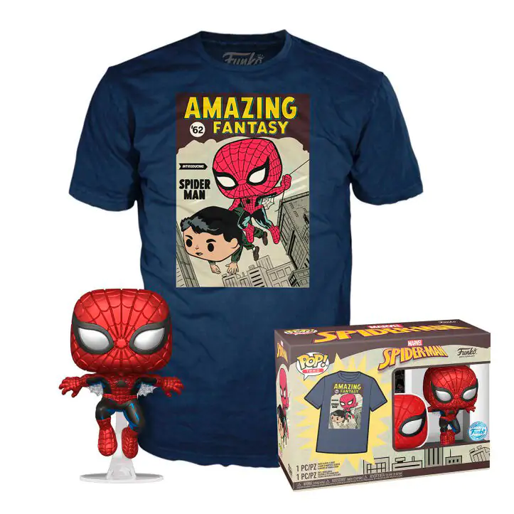 Marvel Spiderman Funko POP! & Tričko Box Komiksová obálka fotografii produktu