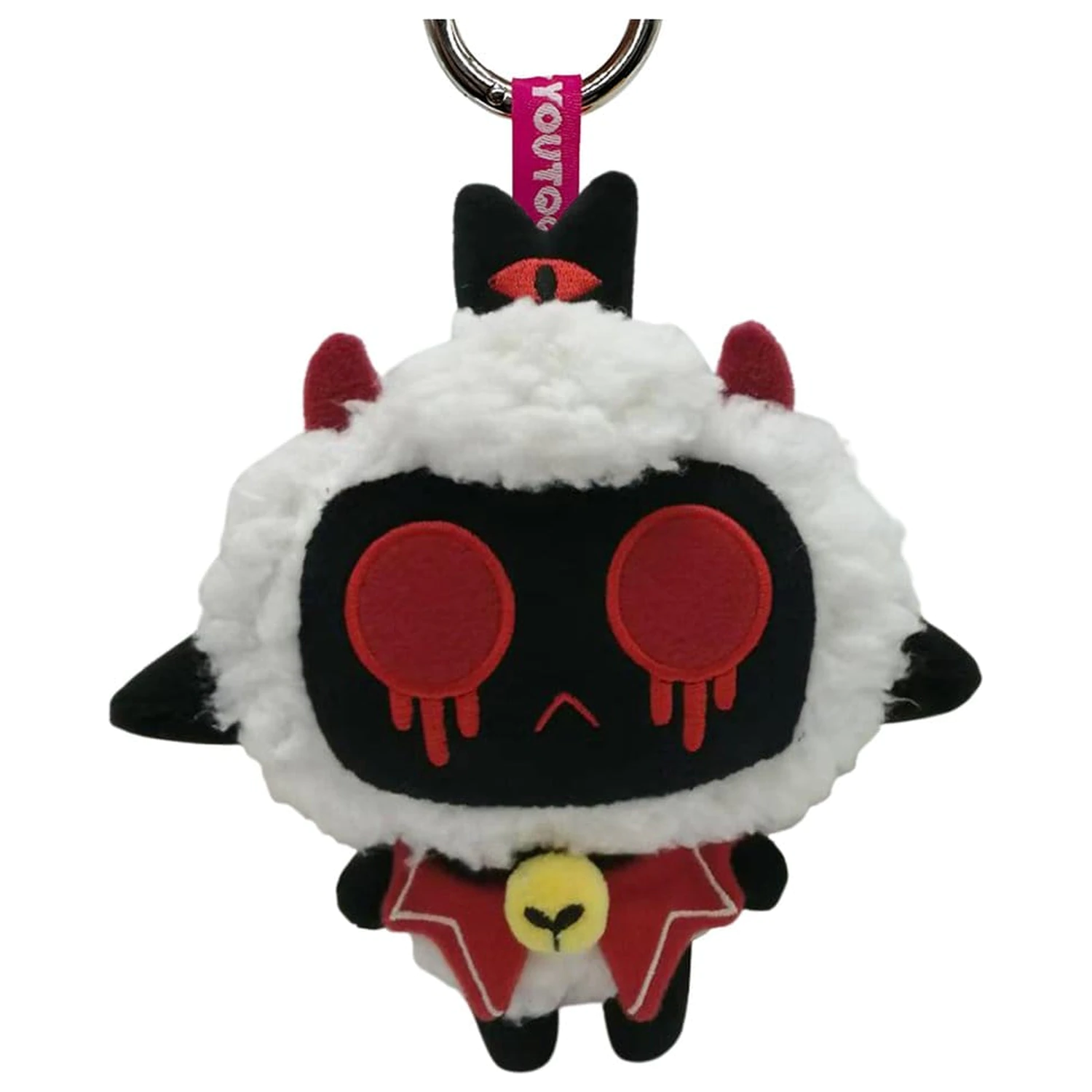 Cult of the Lamb Plush klíčenka Possessed Lamb 13 cm fotografii produktu