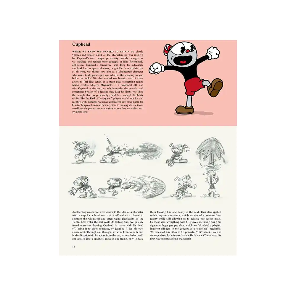 Cuphead artbook The Art of Cuphead fotografii produktu