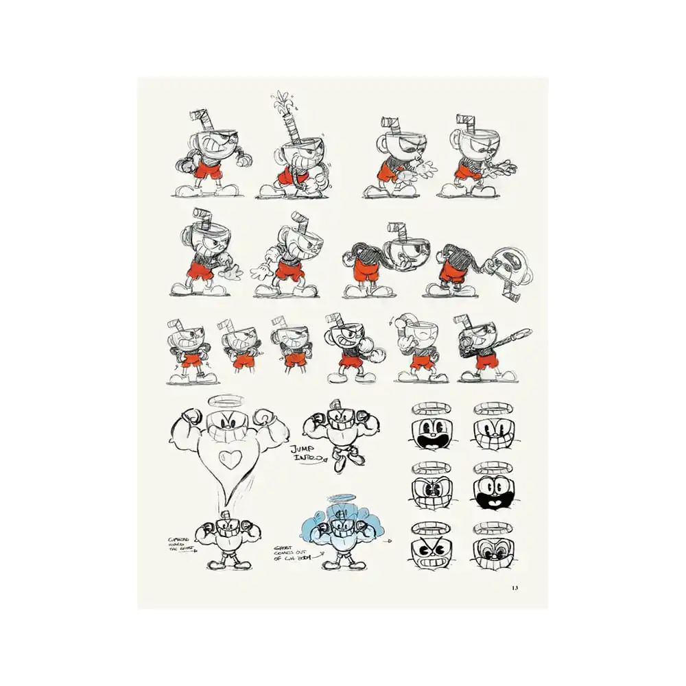 Cuphead artbook The Art of Cuphead fotografii produktu