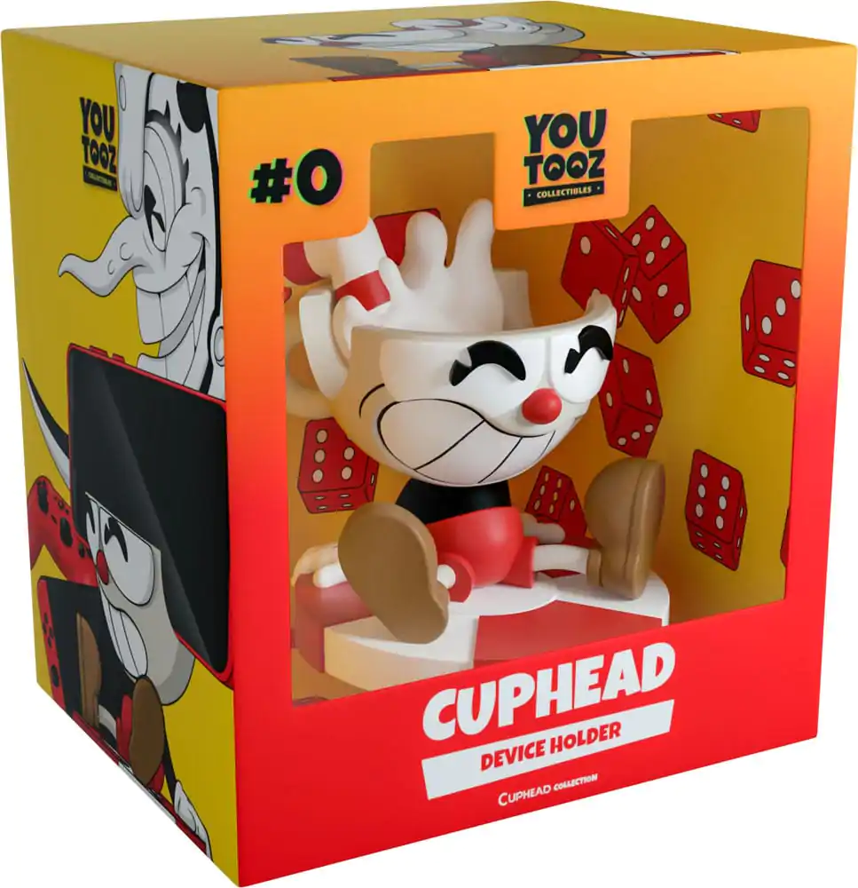 Cuphead Vinyl Figure Cuphead Device Holder 15 cm fotografii produktu