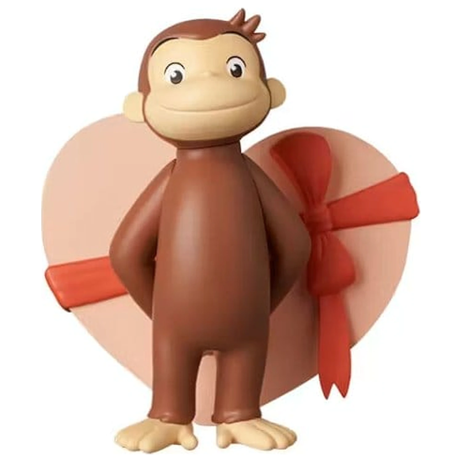Curious George UDF Mini figurka se srdcem 6 cm fotografii produktu