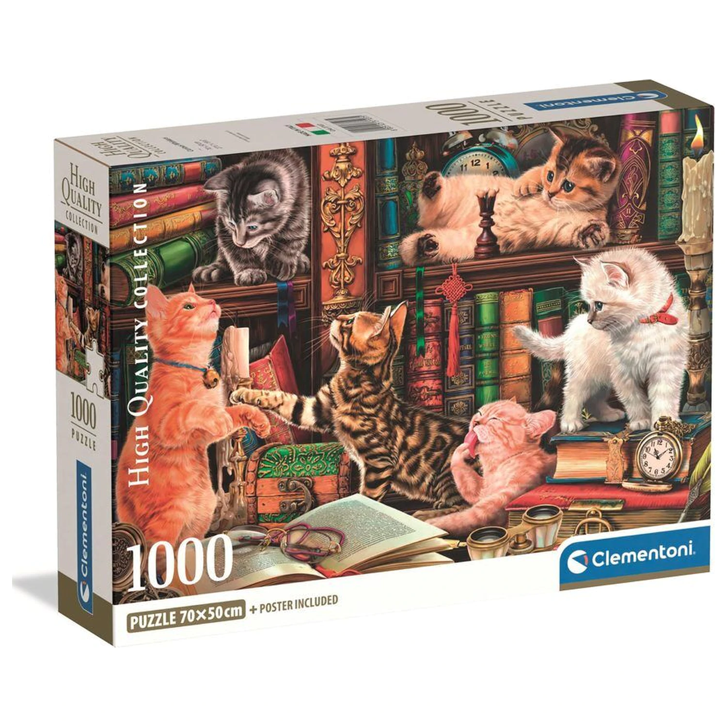 Curious Whiskers puzzle 1000 kusů fotografii produktu