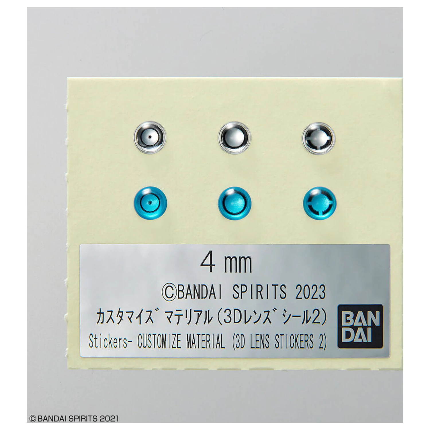 Vlastní 3D samolepky na objektiv z materiálu 2 fotografii produktu