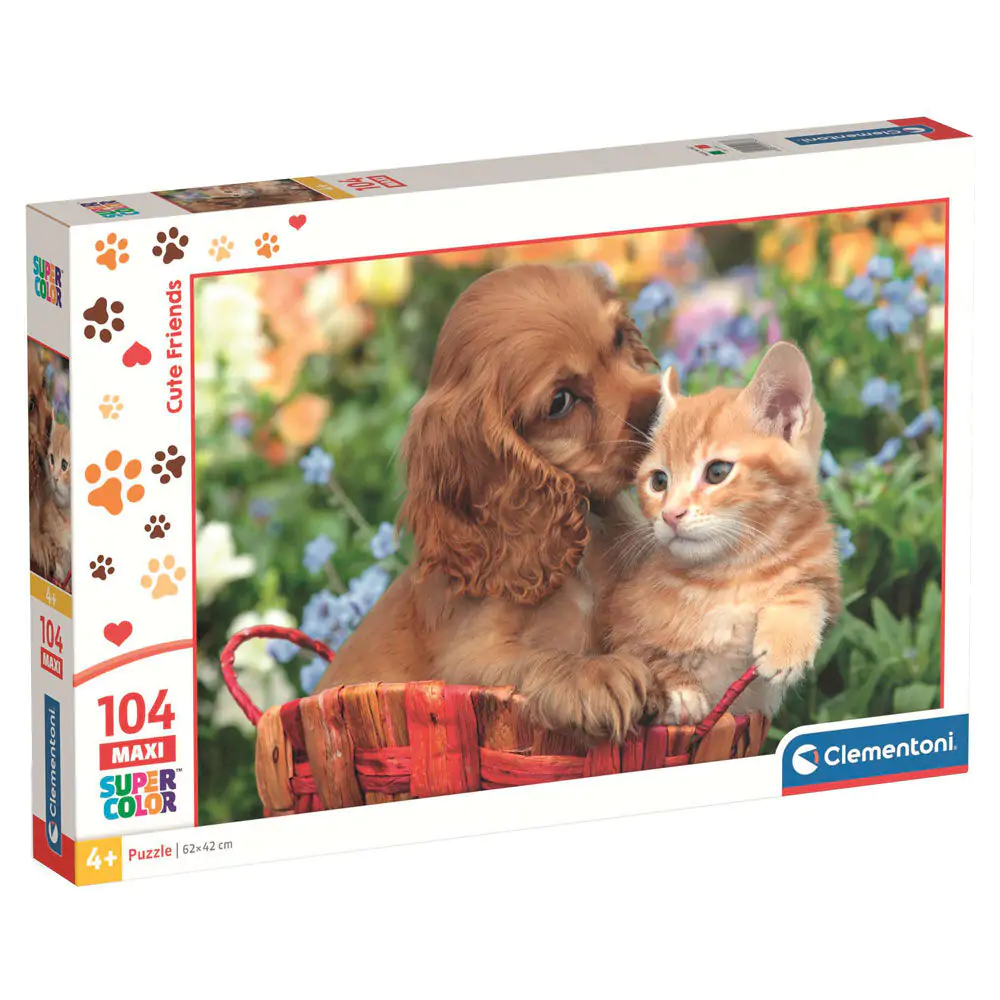 Roztomilí kamarádi maxi puzzle 104 dílků fotografii produktu