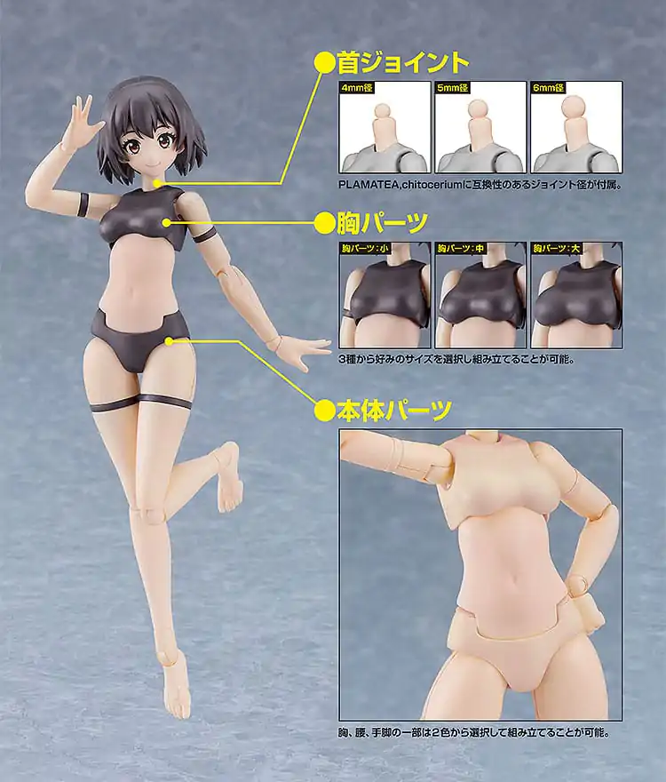 Cutie Honey Nova Plastiková modelová stavebnice PLAMATEA Muse Body: Ichika A Type 15 cm fotografii produktu