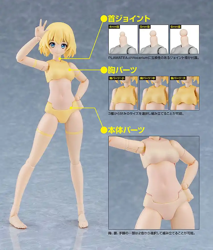 Cutie Honey Nova Plastiková modelová stavebnice PLAMATEA Muse Body: Ichika B Type 15 cm fotografii produktu