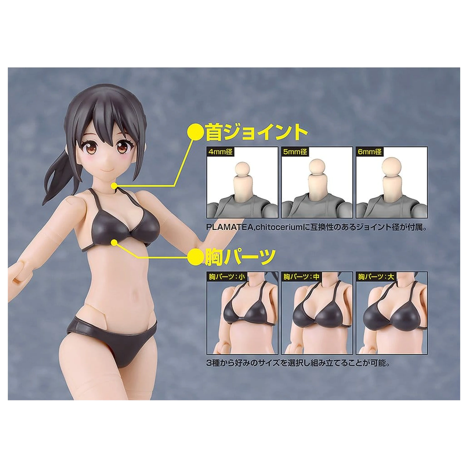 Cutie Honey Nova Plastic Model Kit PLAMATEA Muse Body: Ichika Bikini Ver. A Type 15 cm fotografii produktu