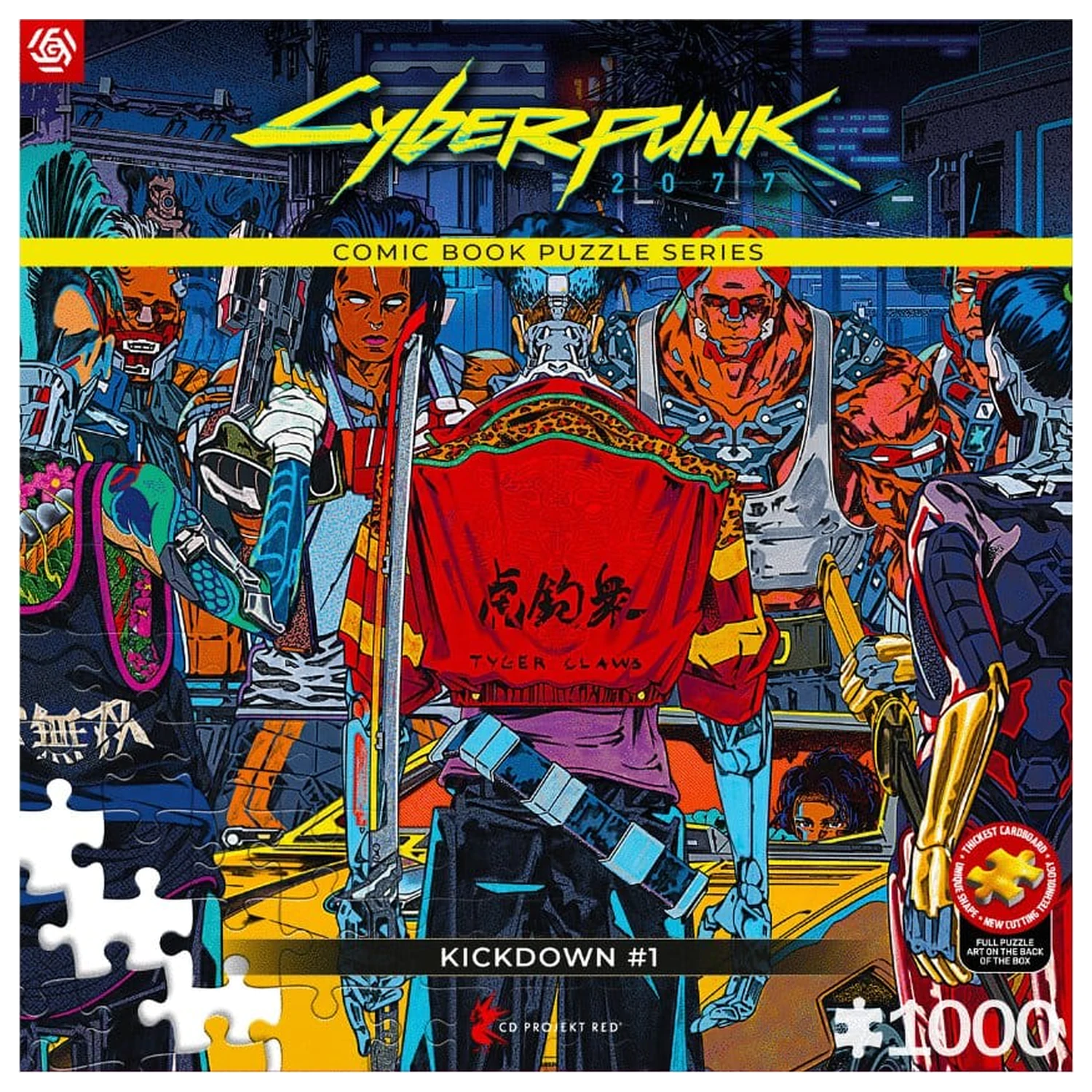 Cyberpunk 2077 Puzzle Kickdown (1000 kusů) fotografii produktu