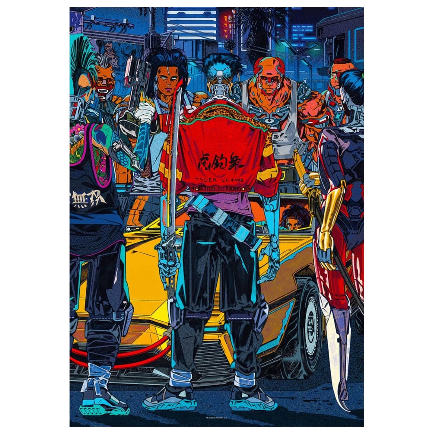 Cyberpunk 2077 Puzzle Kickdown (1000 kusů) fotografii produktu