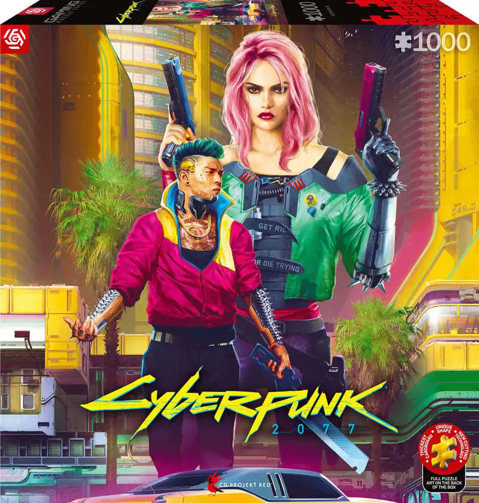 Cyberpunk 2077 Puzzle Kitsch Style (1000 dílků) fotografii produktu
