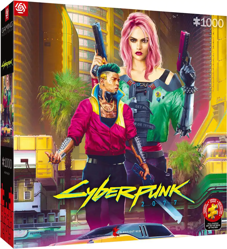 Cyberpunk 2077 Puzzle Kitsch Style (1000 dílků) fotografii produktu