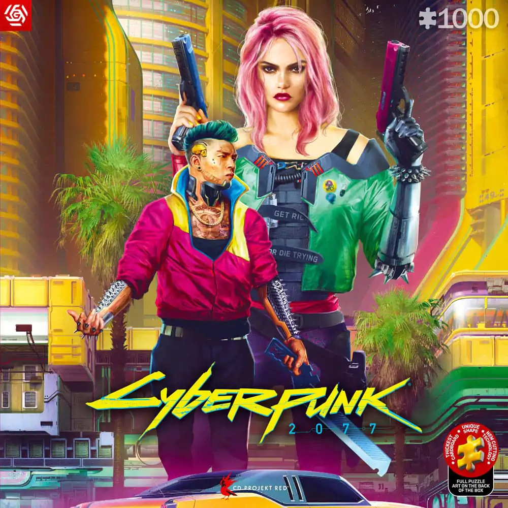 Cyberpunk 2077 Puzzle Kitsch Style (1000 dílků) fotografii produktu