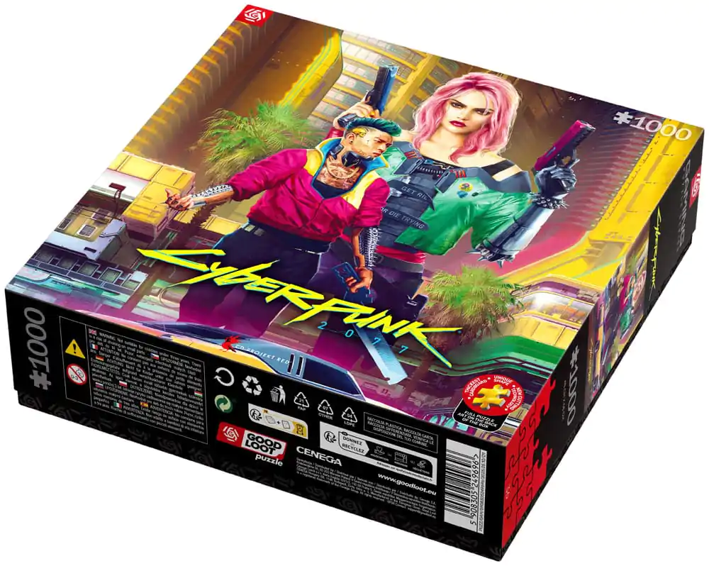 Cyberpunk 2077 Puzzle Kitsch Style (1000 dílků) fotografii produktu