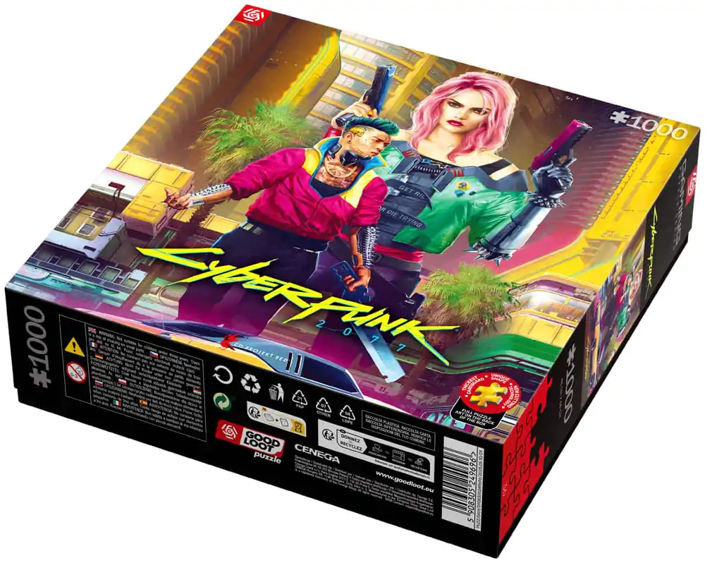 Cyberpunk 2077 Puzzle Kitsch Style (1000 dílků) fotografii produktu