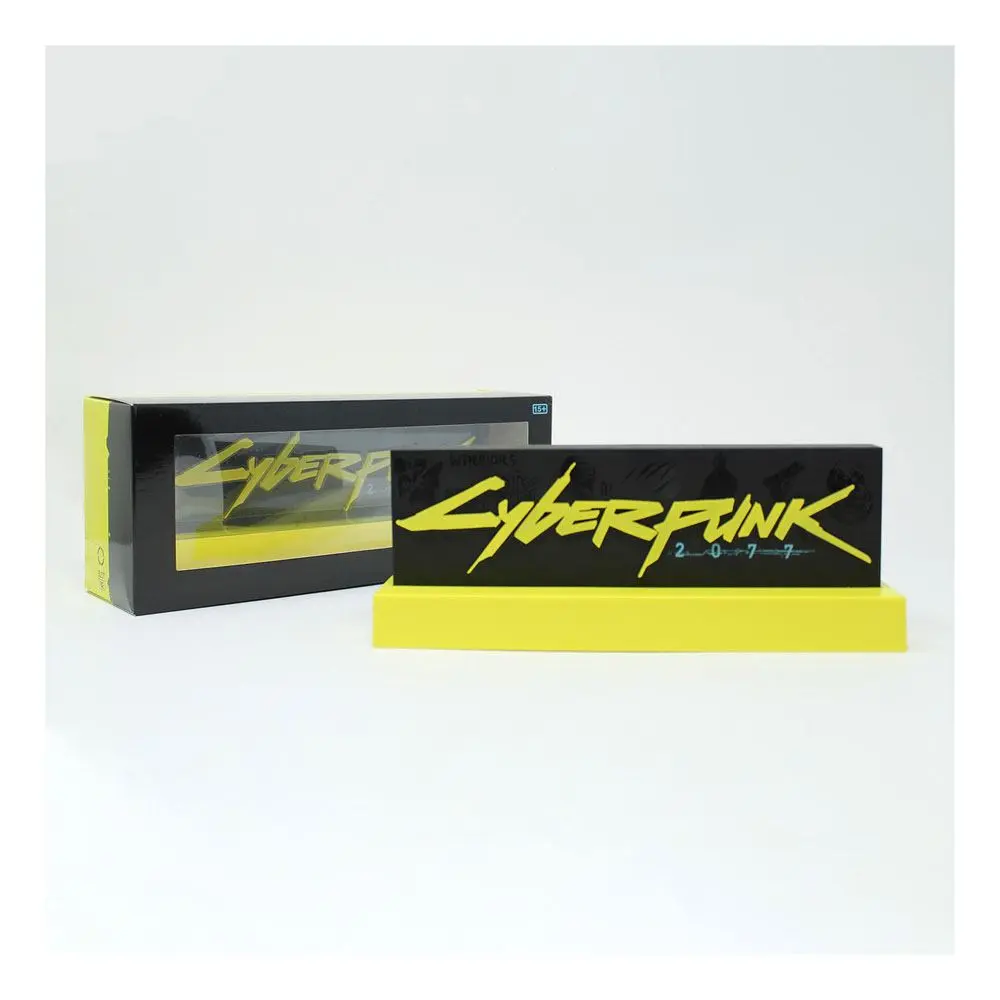 Cyberpunk 2077 LED světlo-Logo 22 cm fotografii produktu