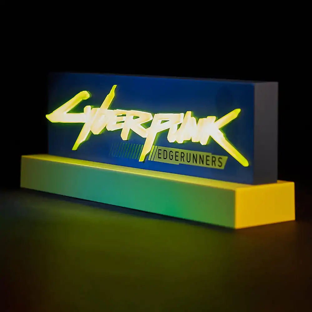 Cyberpunk Edgerunner LED světlo Logo 22 cm fotografii produktu