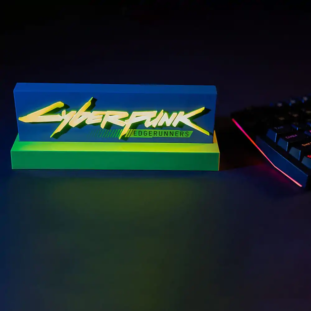 Cyberpunk Edgerunner LED světlo Logo 22 cm fotografii produktu